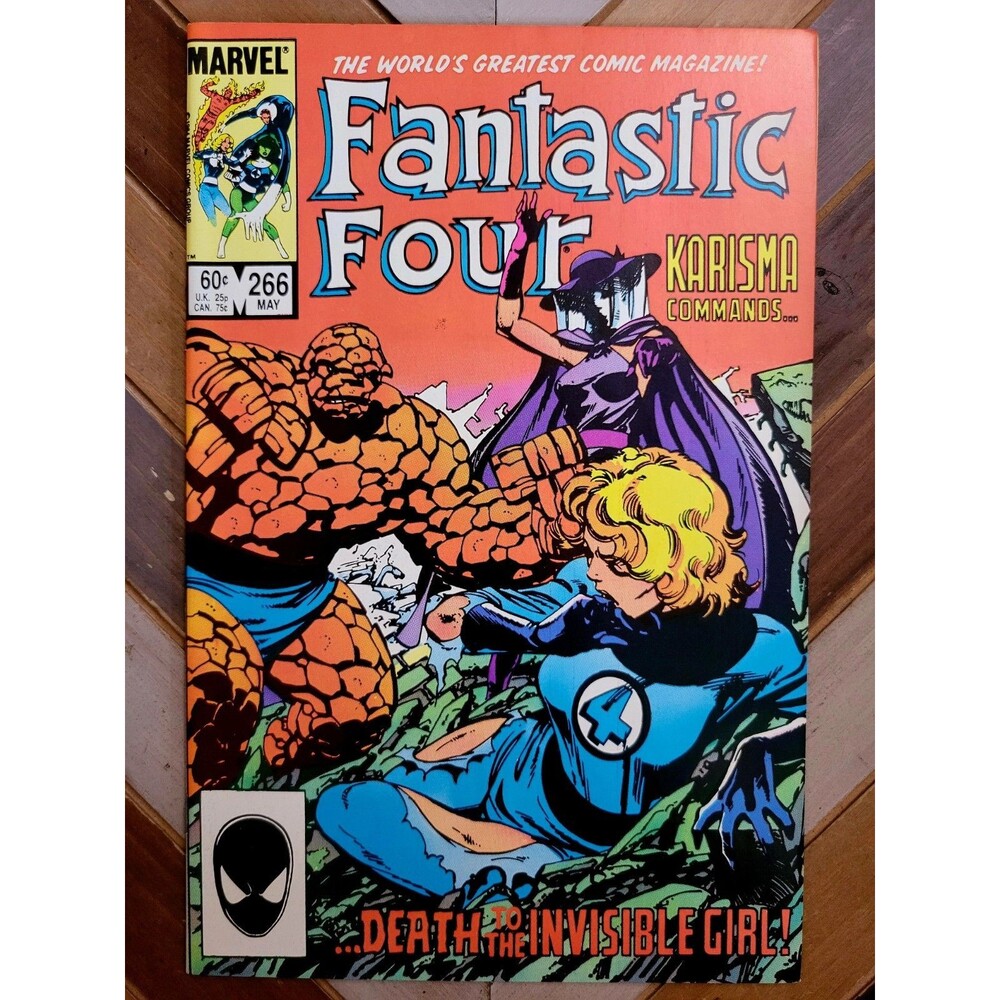 Fantastic Four #266 (1984) Karisma! She-Hulk! Alicia Masters! John Byrne (8.5)